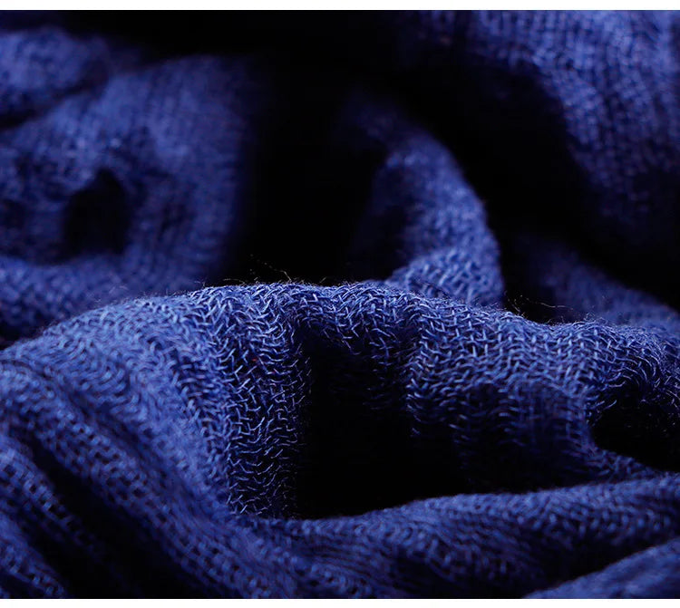 Layali Cotton Crinkle Hijab Handmade - Groß, weich & wärmend für jede Jahreszeit