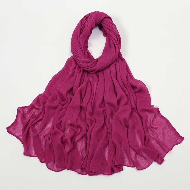 Layali Crinkle Rayon Hijab – Leicht, weich & stilvoll für jeden Anlass