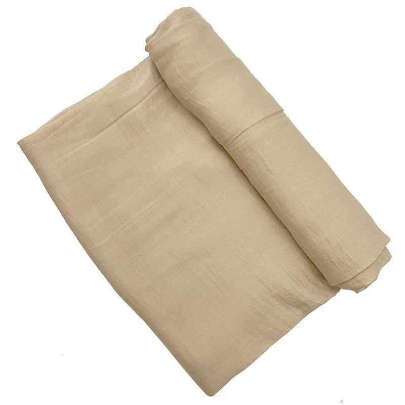 Layali Exklusiv-Kollektion – Velvet Satin Chiffon Hijab | Elegant - für besondere Momente