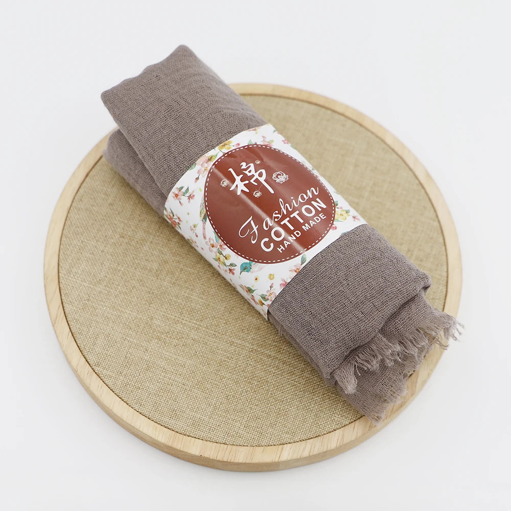Layali Cotton Crinkle Hijab Handmade - Groß, weich & wärmend für jede Jahreszeit