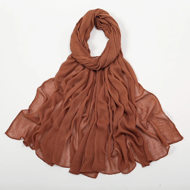 Layali Crinkle Rayon Hijab – Leicht, weich & stilvoll für jeden Anlass