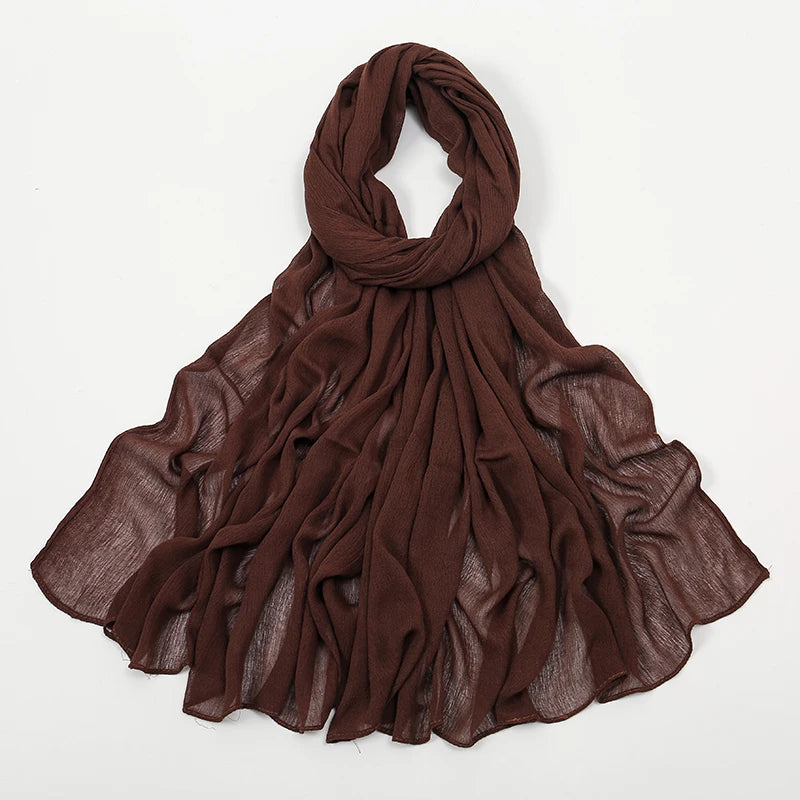 Layali Crinkle Rayon Hijab – Leicht, weich & stilvoll für jeden Anlass