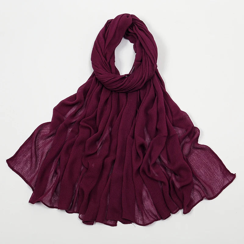 Layali Crinkle Rayon Hijab – Leicht, weich & stilvoll für jeden Anlass