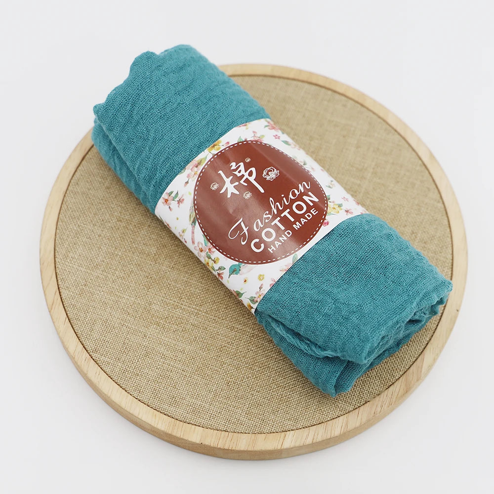 Layali Cotton Crinkle Hijab Handmade - Groß, weich & wärmend für jede Jahreszeit