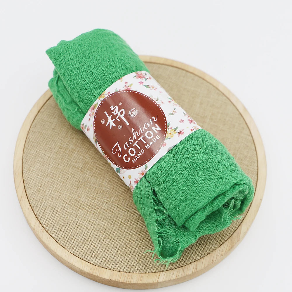Layali Cotton Crinkle Hijab Handmade - Groß, weich & wärmend für jede Jahreszeit
