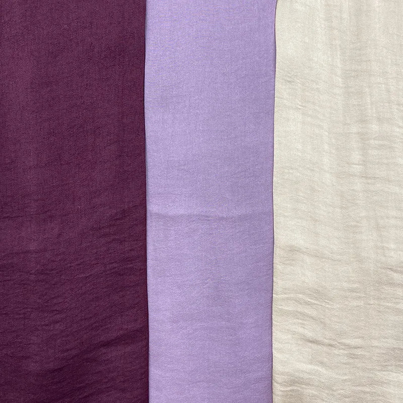Layali Exklusiv-Kollektion – Velvet Satin Chiffon Hijab | Elegant - für besondere Momente