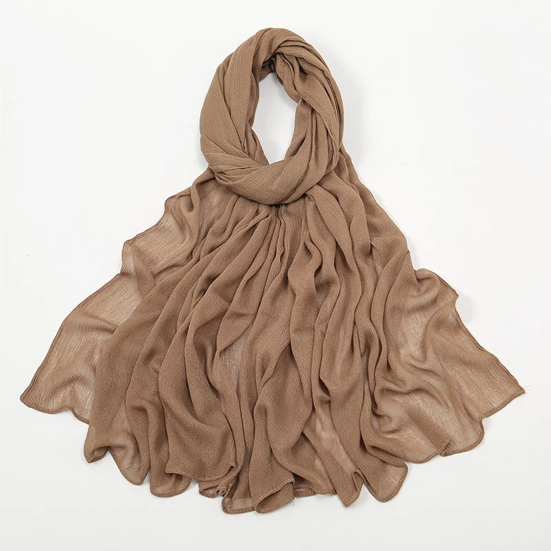 Layali Crinkle Rayon Hijab – Leicht, weich & stilvoll für jeden Anlass