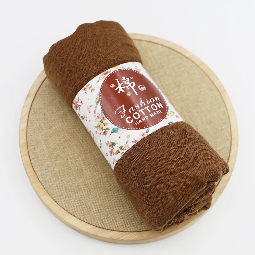 Layali Cotton Crinkle Hijab Handmade - Groß, weich & wärmend für jede Jahreszeit
