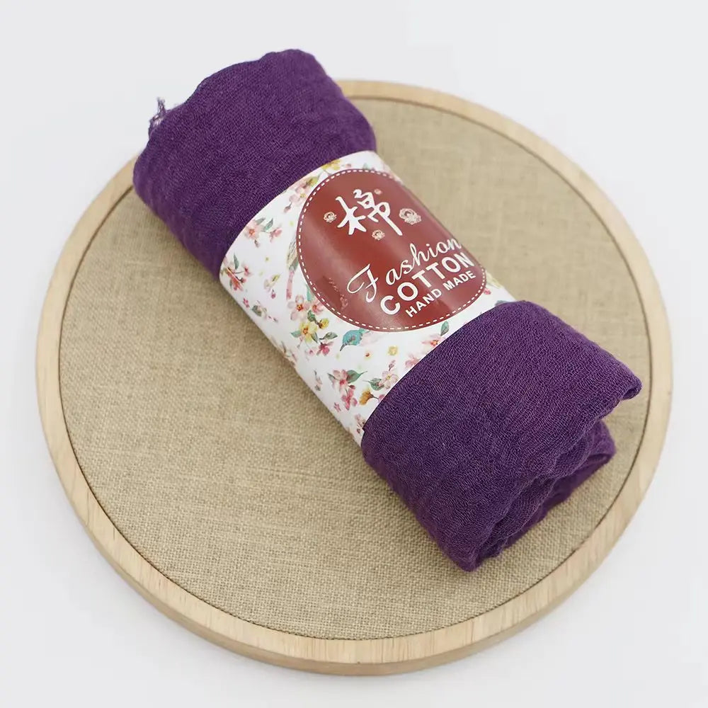 Layali Cotton Crinkle Hijab Handmade - Groß, weich & wärmend für jede Jahreszeit