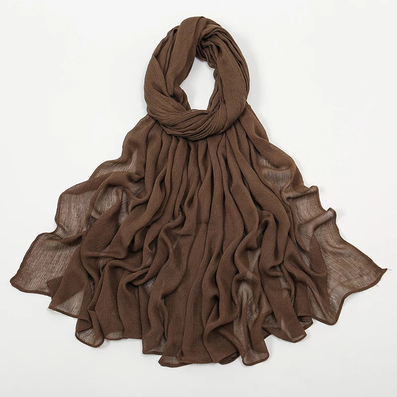 Layali Crinkle Rayon Hijab – Leicht, weich & stilvoll für jeden Anlass