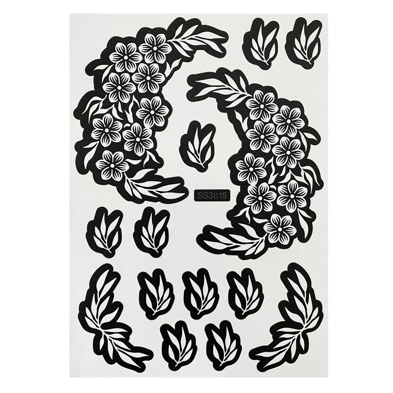 Flower Henna Tattoo Schablone – Hand & Körper Schablone für Frauen | Ideal für Festivals, Hochzeiten & Körperkunst
