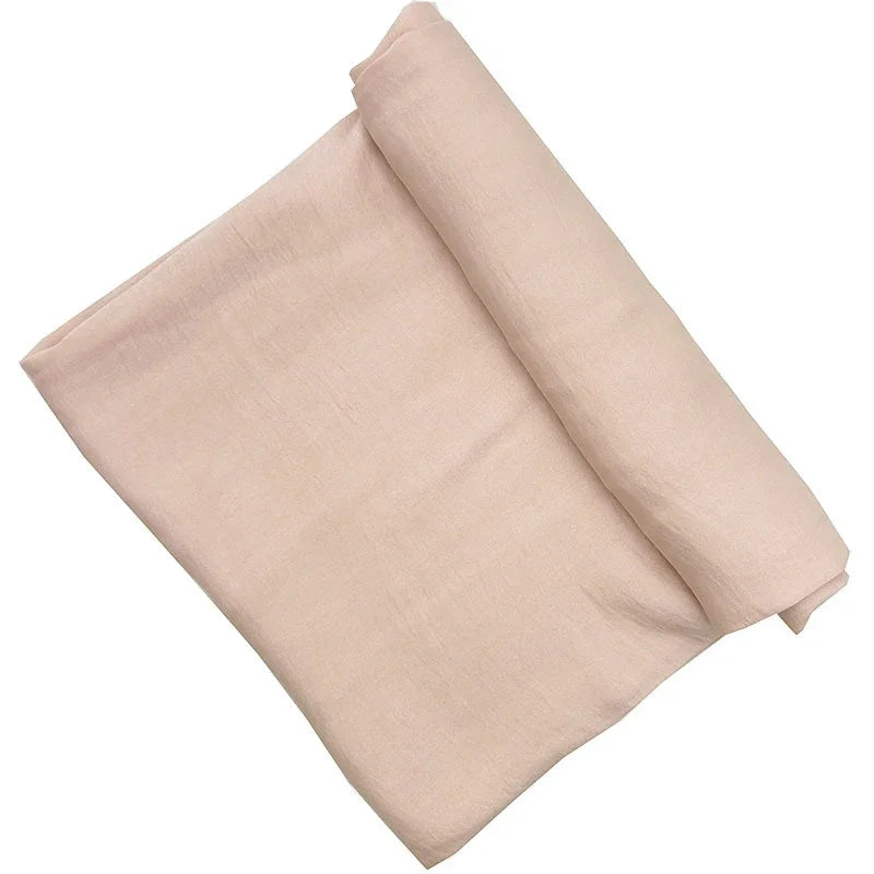 Layali Exklusiv-Kollektion – Velvet Satin Chiffon Hijab | Elegant - für besondere Momente