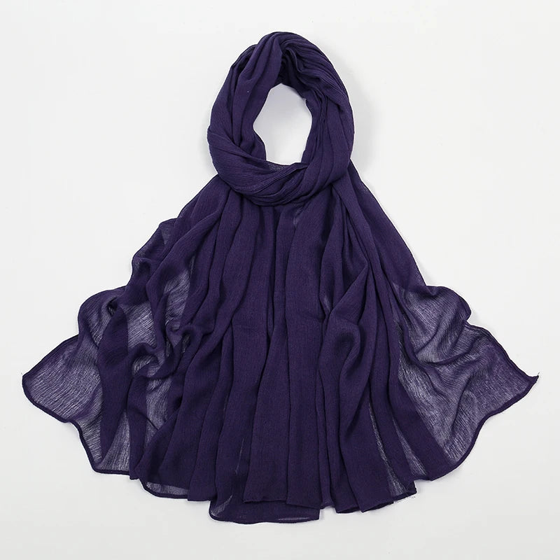 Layali Crinkle Rayon Hijab – Leicht, weich & stilvoll für jeden Anlass