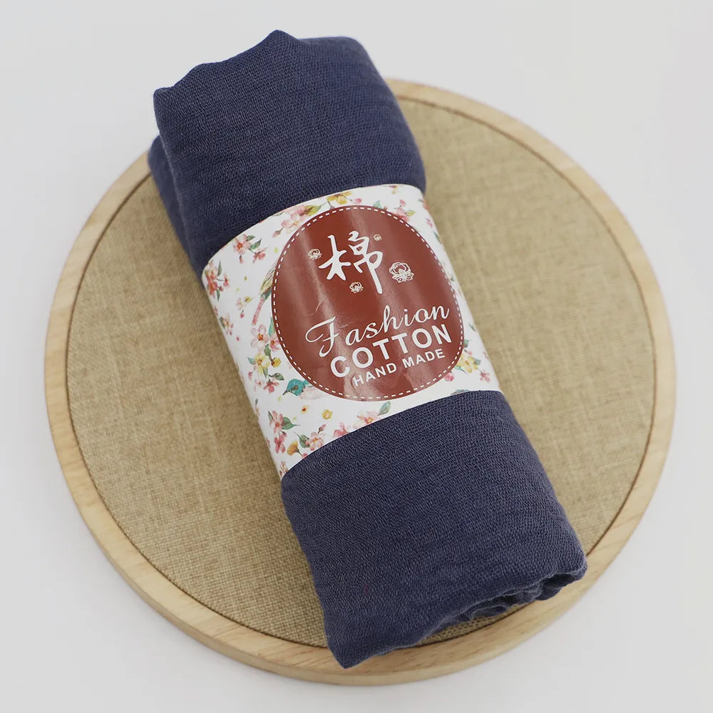 Layali Cotton Crinkle Hijab Handmade - Groß, weich & wärmend für jede Jahreszeit