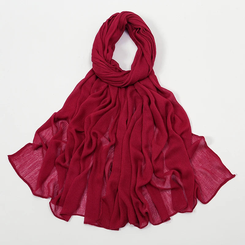 Layali Crinkle Rayon Hijab – Leicht, weich & stilvoll für jeden Anlass