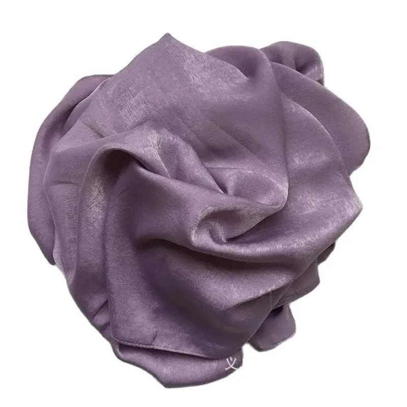 Layali Exklusiv-Kollektion – Velvet Satin Chiffon Hijab | Elegant - für besondere Momente