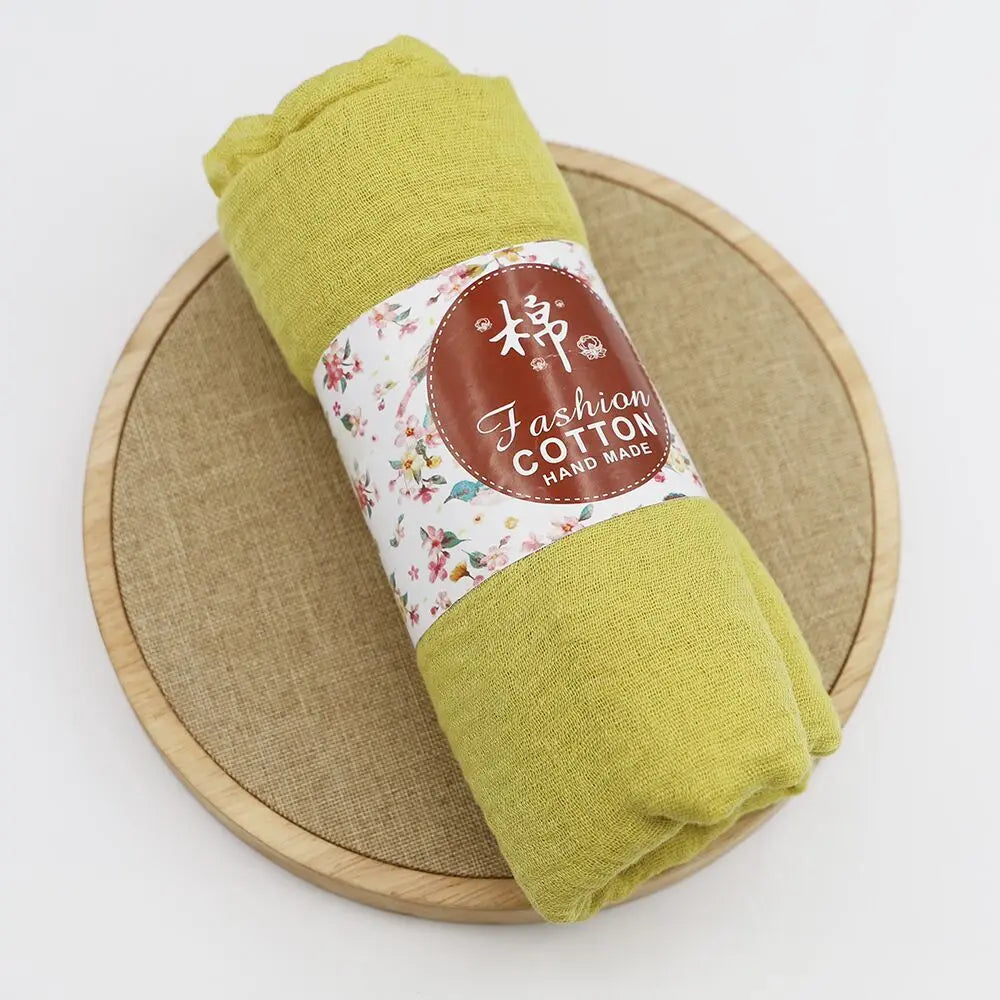 Layali Cotton Crinkle Hijab Handmade - Groß, weich & wärmend für jede Jahreszeit