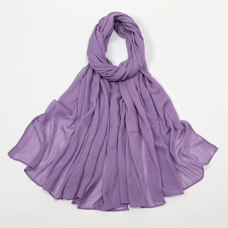Layali Crinkle Rayon Hijab – Leicht, weich & stilvoll für jeden Anlass