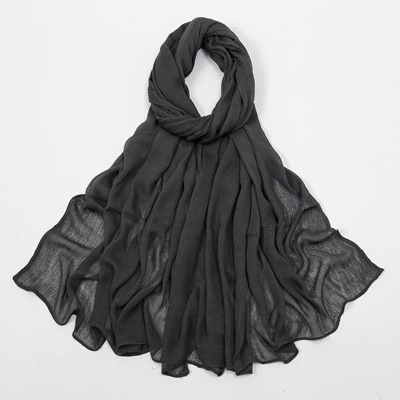 Layali Crinkle Rayon Hijab – Leicht, weich & stilvoll für jeden Anlass