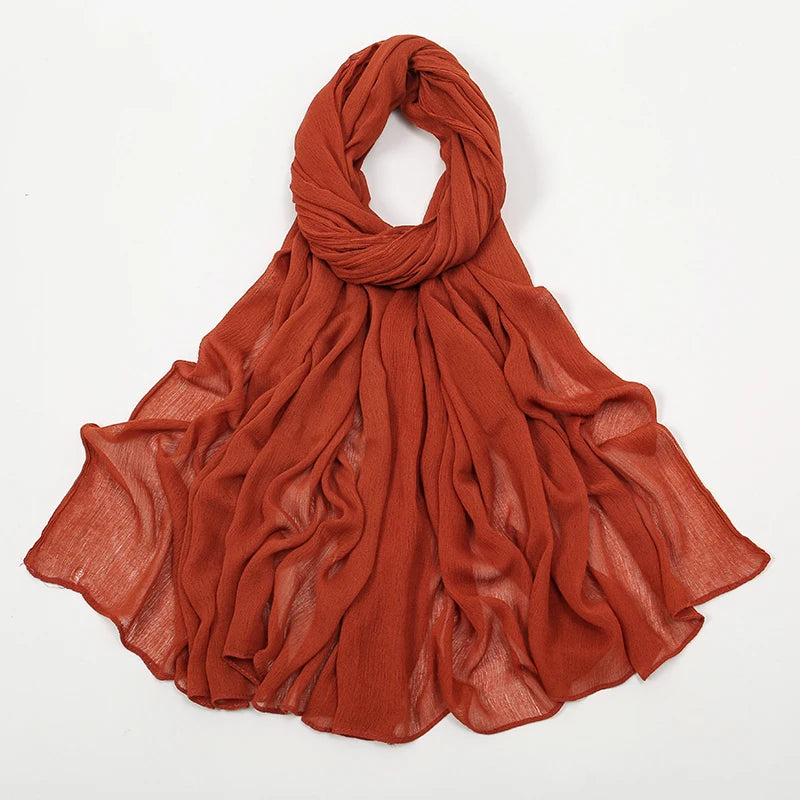 Layali Crinkle Rayon Hijab – Leicht, weich & stilvoll für jeden Anlass