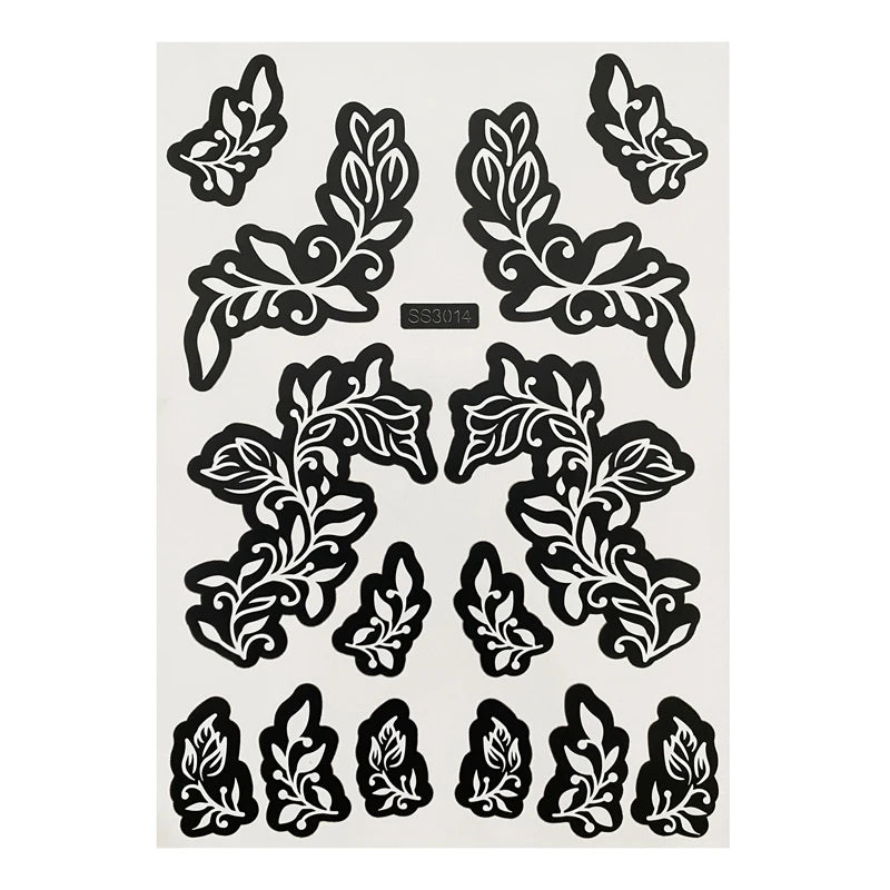 Flower Henna Tattoo Schablone – Hand & Körper Schablone für Frauen | Ideal für Festivals, Hochzeiten & Körperkunst