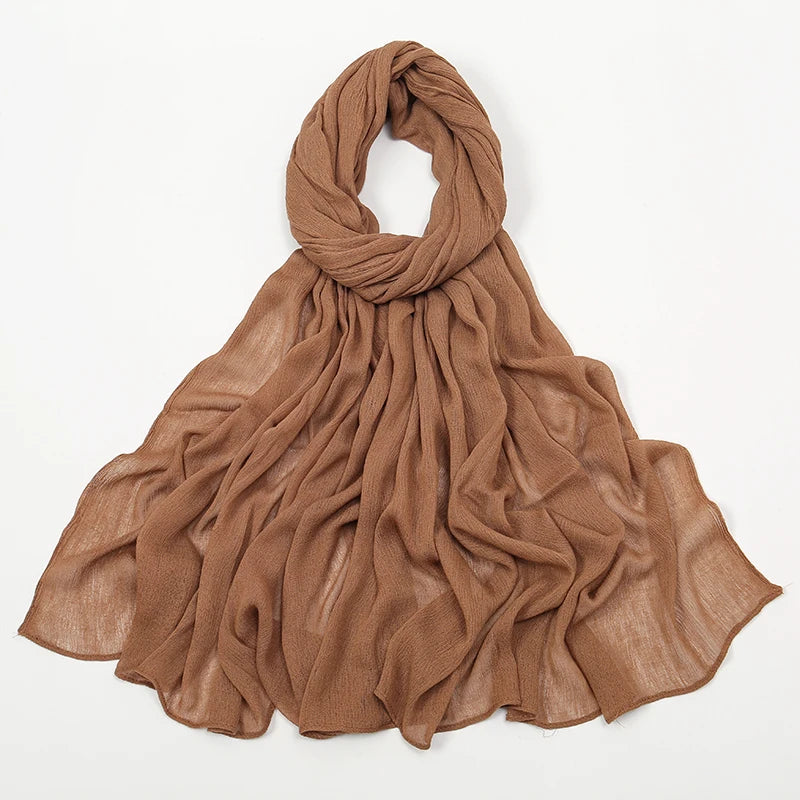 Layali Crinkle Rayon Hijab – Leicht, weich & stilvoll für jeden Anlass