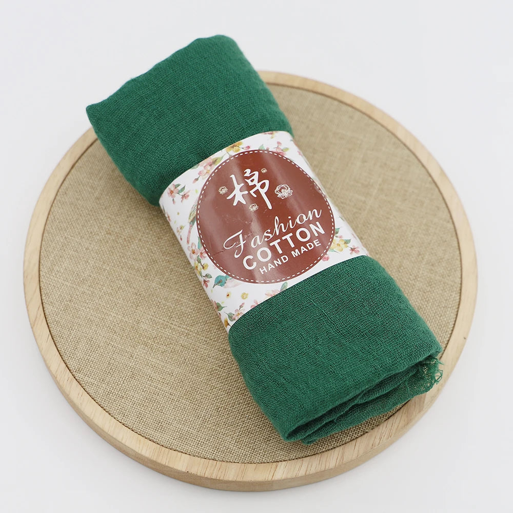 Layali Cotton Crinkle Hijab Handmade - Groß, weich & wärmend für jede Jahreszeit