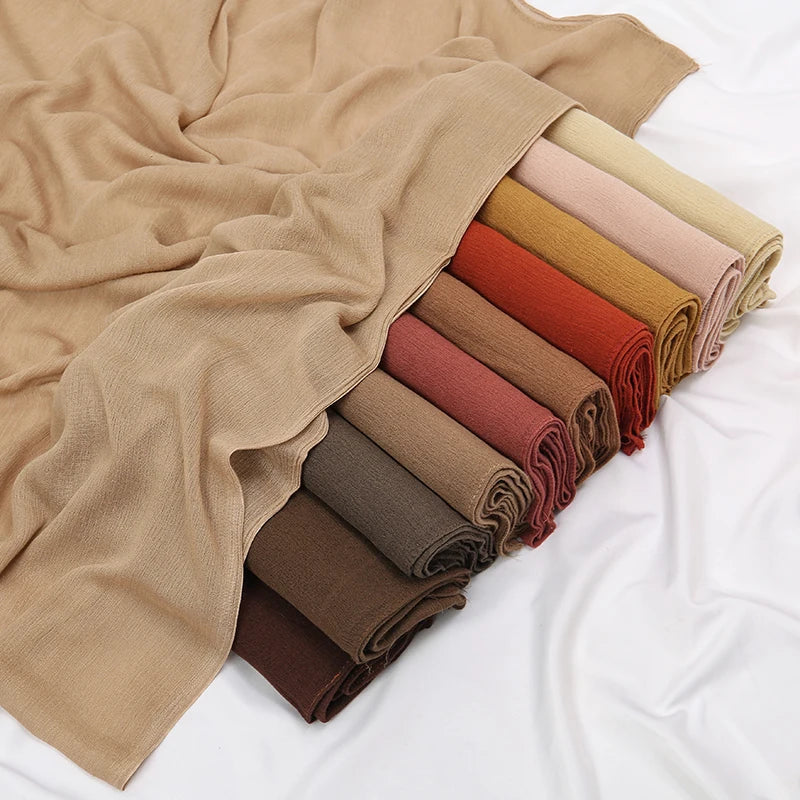 Layali Crinkle Rayon Hijab – Leicht, weich & stilvoll für jeden Anlass