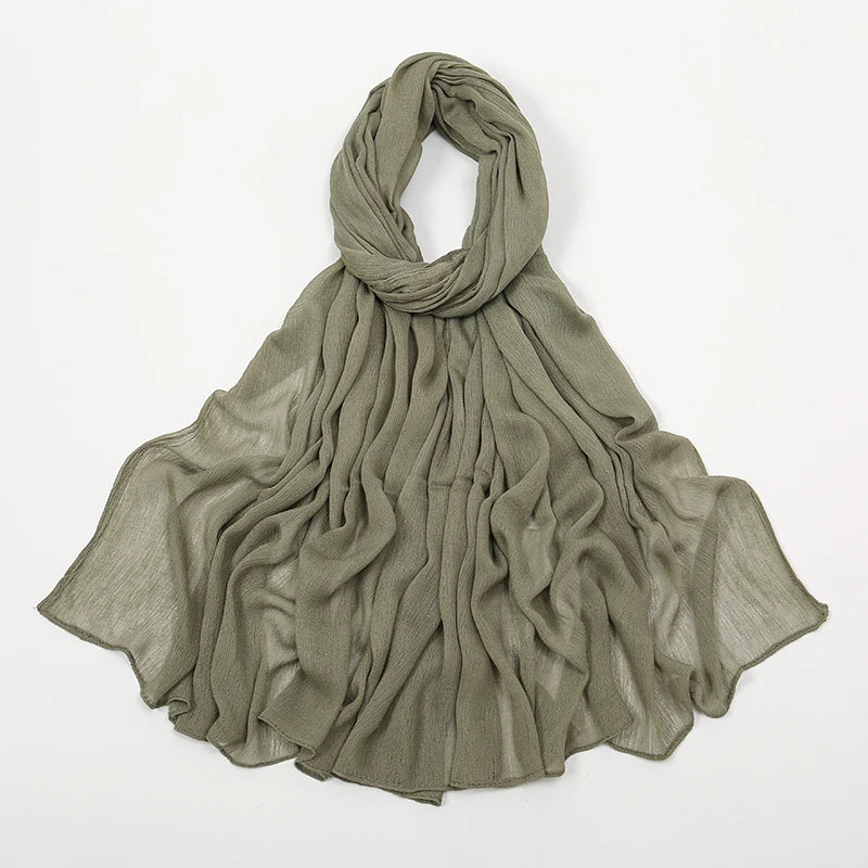 Layali Crinkle Rayon Hijab – Leicht, weich & stilvoll für jeden Anlass