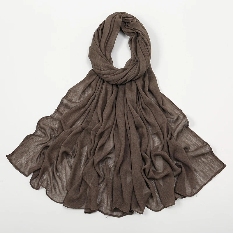 Layali Crinkle Rayon Hijab – Leicht, weich & stilvoll für jeden Anlass