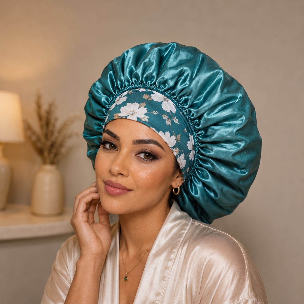 Layali Satin Schlafhaube – Sanfter Schutz für dein Haar