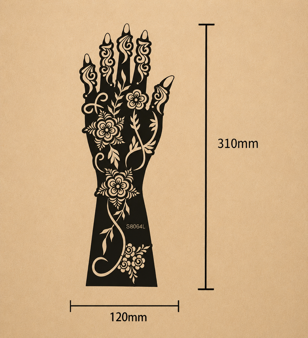 Layali Natural Brown Henna Cream – Temporäre Tattoo Creme