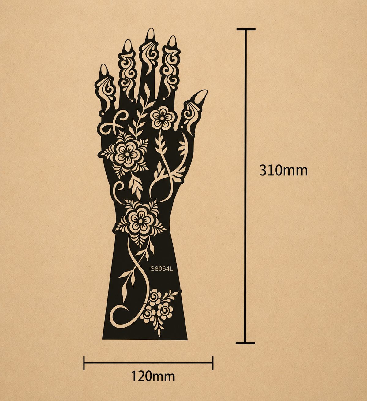 Layali Natural Brown Henna Cream – Temporäre Tattoo Creme
