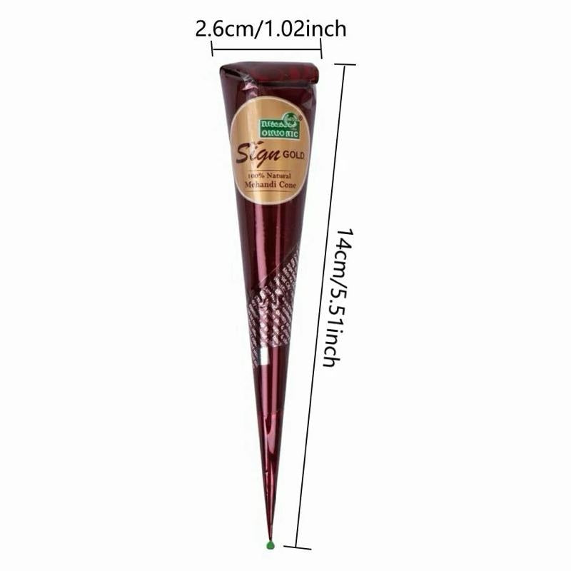 Layali Henna Tattoo-Creme – Temporäre Körperkunst in Braun & Rot | 1–3 Stück wählbar