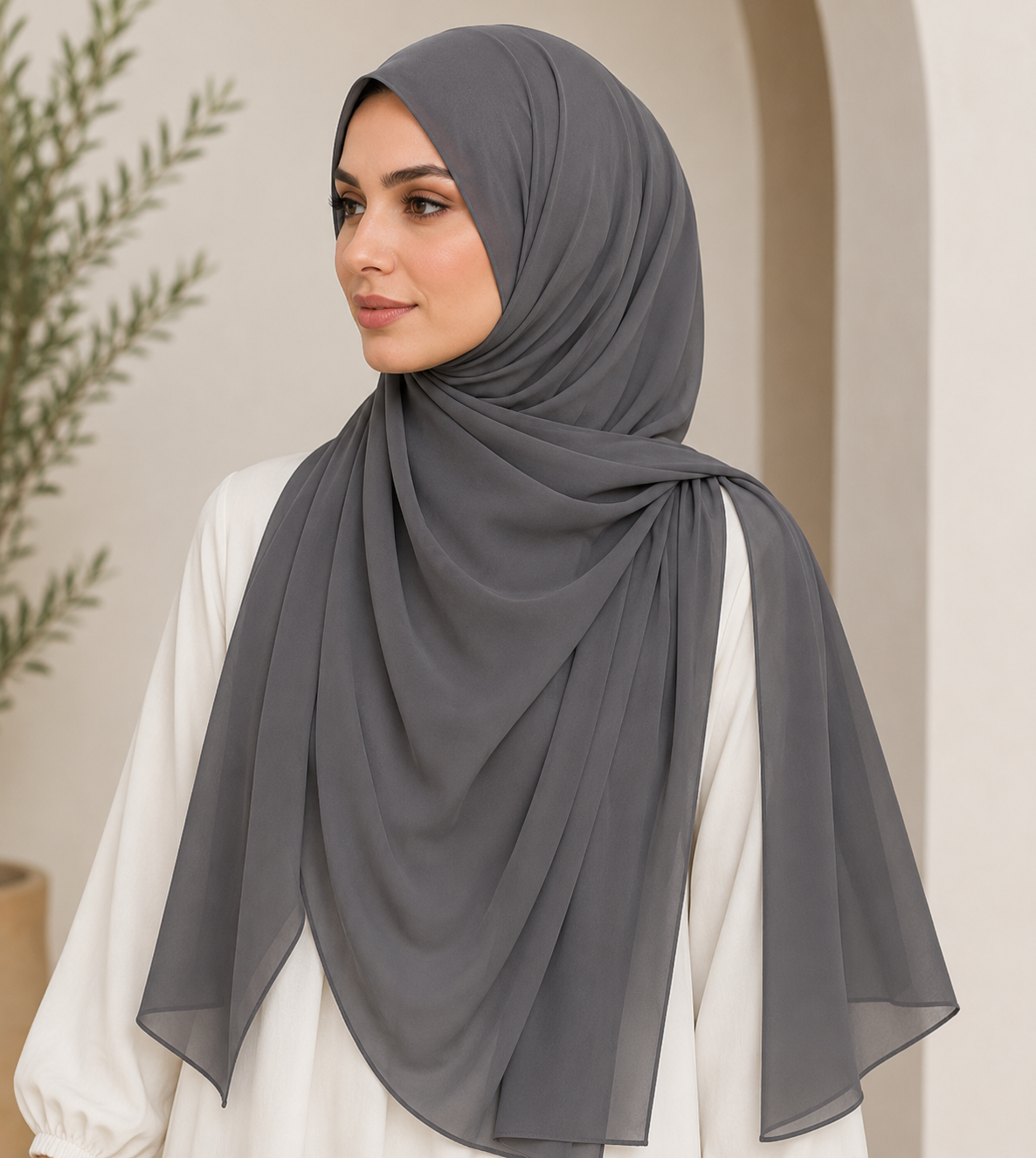 Layali Premium Chiffon Hijab – Elegant & Luftig