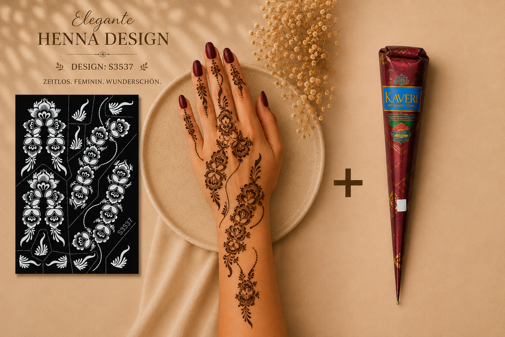 Layali Natural Brown Henna Cream – Temporäre Tattoo Creme