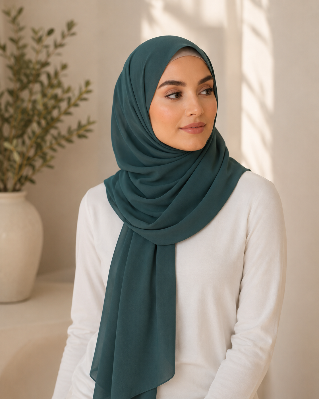 “Layali Premium Chiffon Hijab – airy &amp; stylish for every Occasion