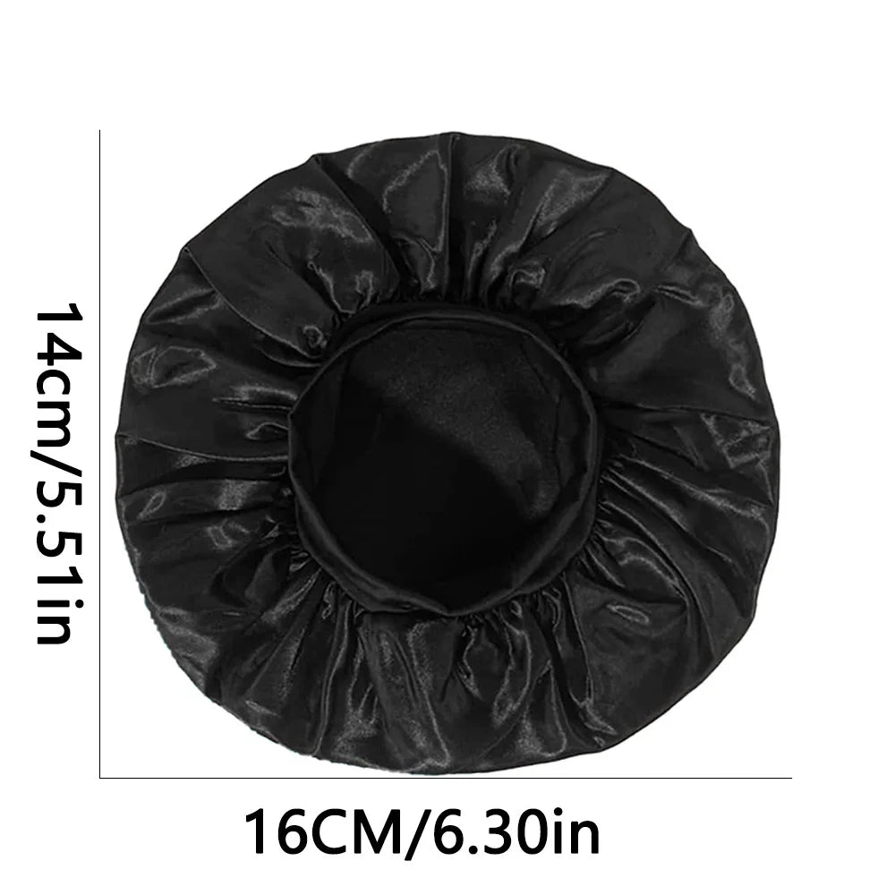 💤 Satin Schlafhaube für Damen & Herren – Komfortable Nachtmütze für Haarpflege, Schutz & Stil