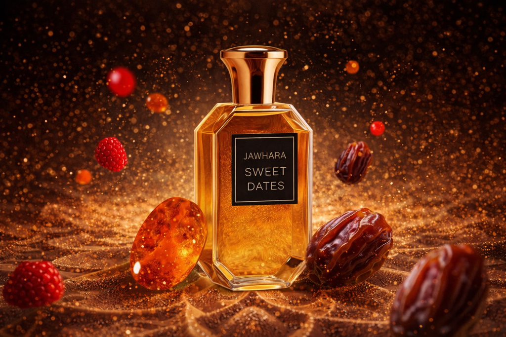 💎 JAWHARA Luxus Parfum 🌙 | Sweet Dates 🌴 Golden Nectar 🍯 Amberwood Nomad 🪵 | 100 ml Unisex Eau de Parfum
