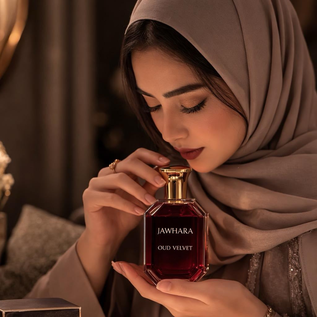 🌺 Layali Store Jawhara Oud Velvet – Eau de Parfum 100ml, Luxuriöser Duft aus Oud
