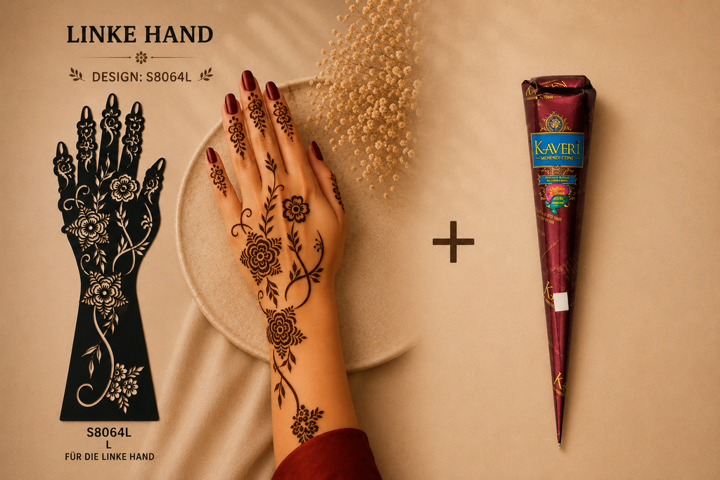 Layali Natural Brown Henna Cream – Temporäre Tattoo Creme