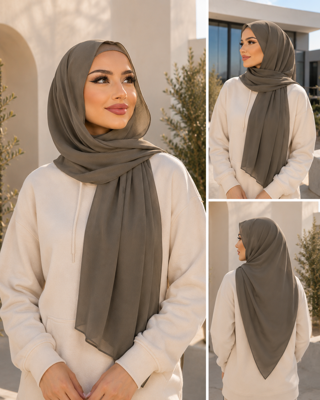 “Layali Premium Chiffon Hijab – airy &amp; stylish for every Occasion