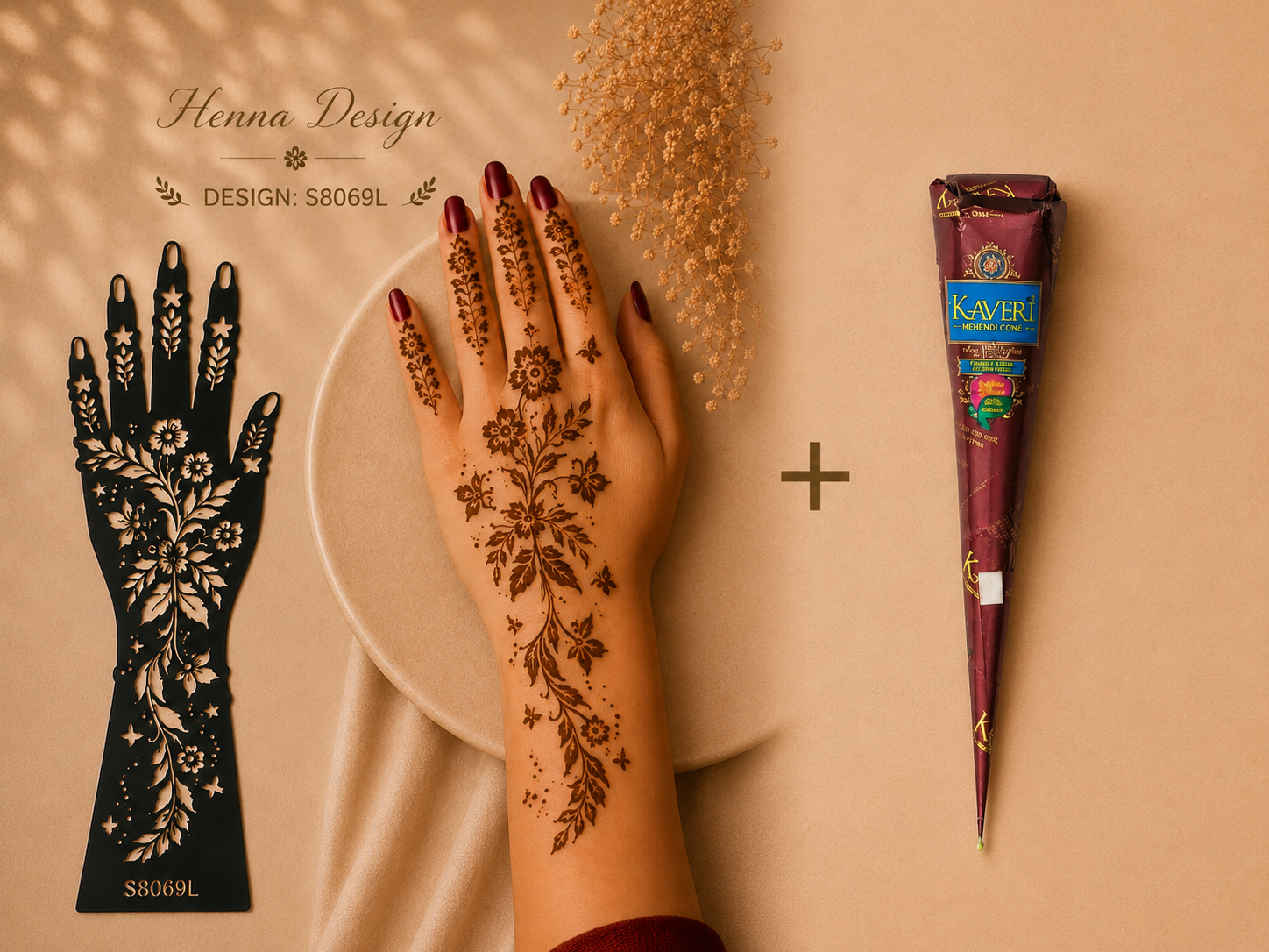 Layali Natural Brown Henna Cream – Temporäre Tattoo Creme