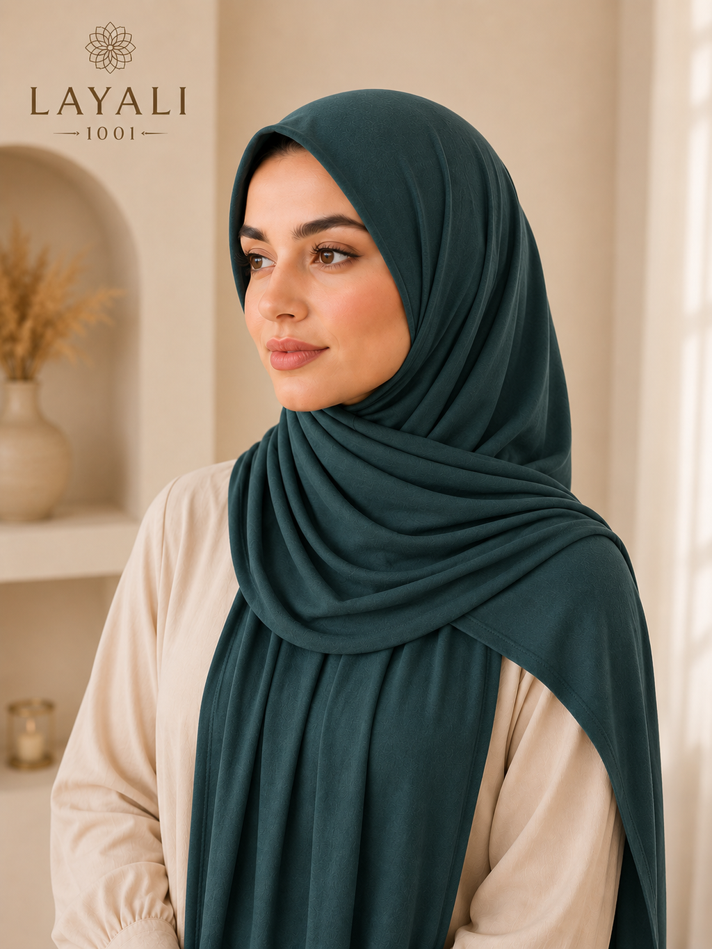 Layali Jersey Hijab – Weich & Komfortabel