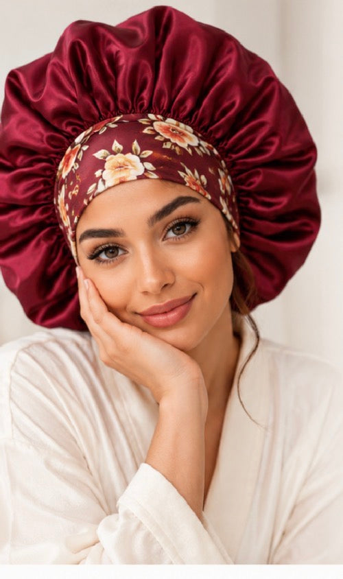 Layali Satin Schlafhaube – Sanfter Schutz für dein Haar
