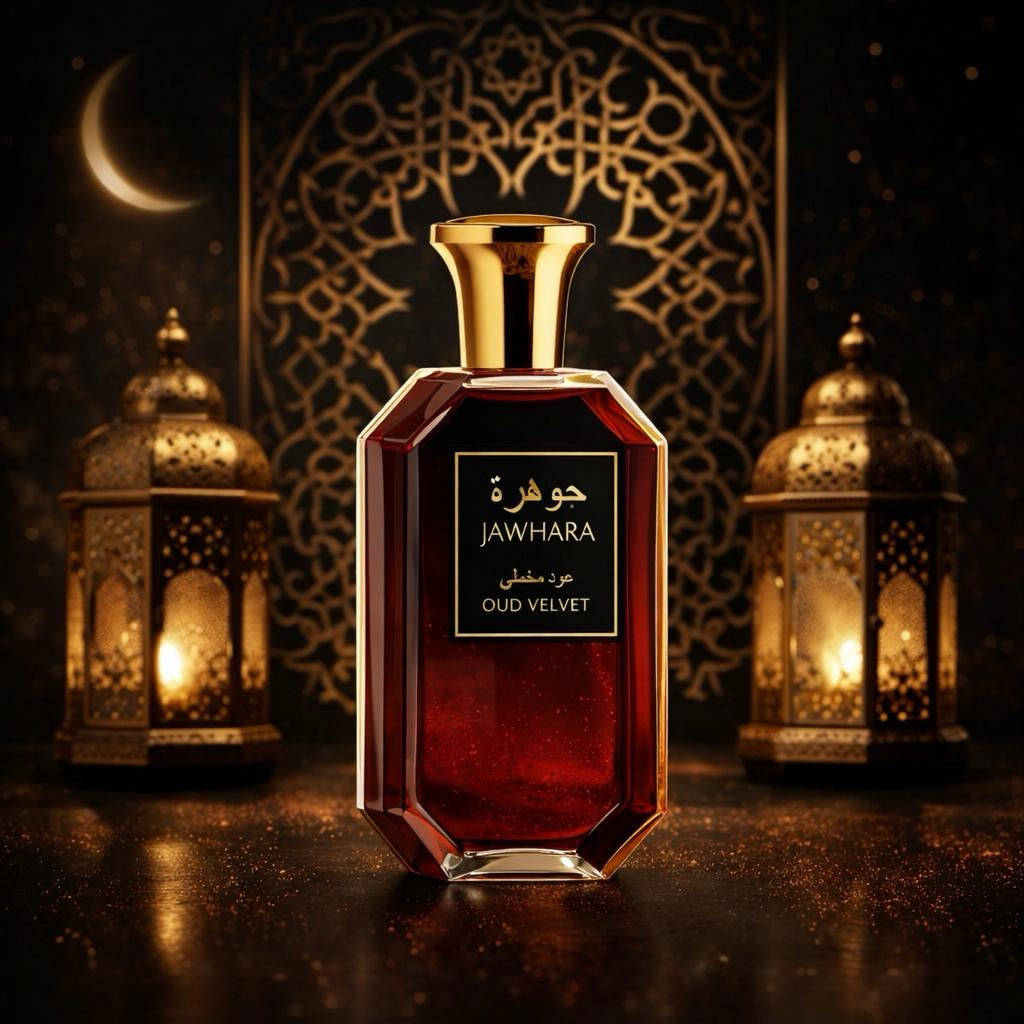 🌺 Layali Store Jawhara Oud Velvet – Eau de Parfum 100ml, Luxuriöser Duft aus Oud