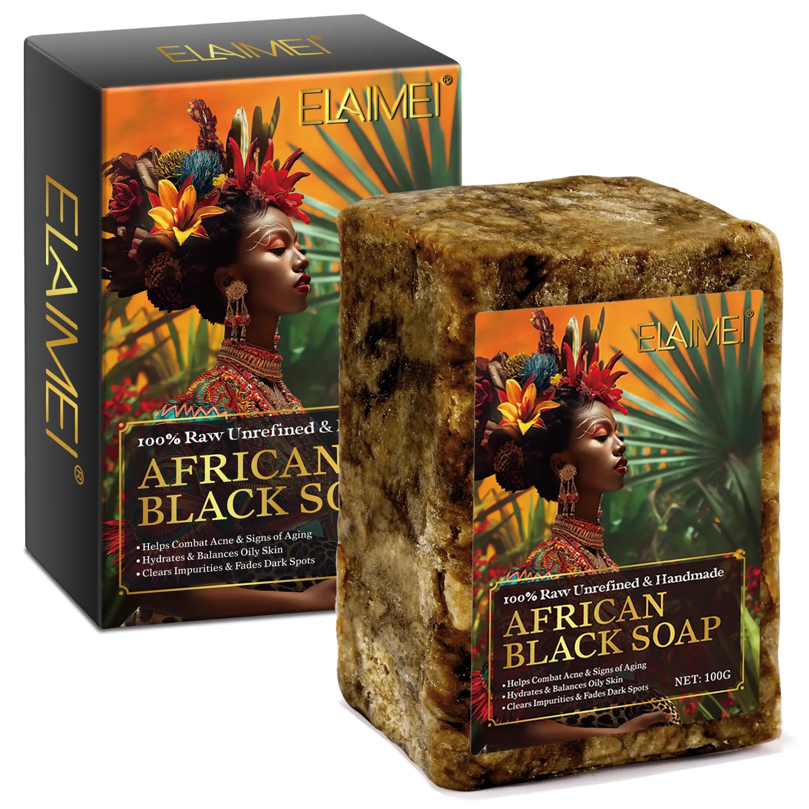 Raw African Black Soap – Für fettige Haut, dunkle Flecken & ein strahlendes Hautbild