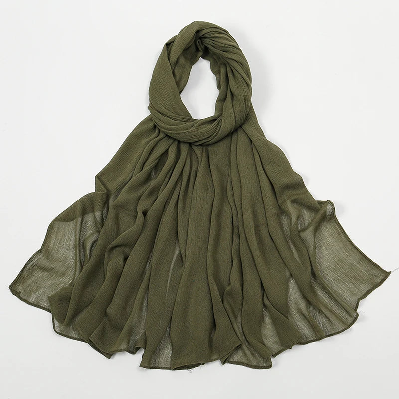 Layali Crinkle Rayon Hijab – Leicht & Elegant