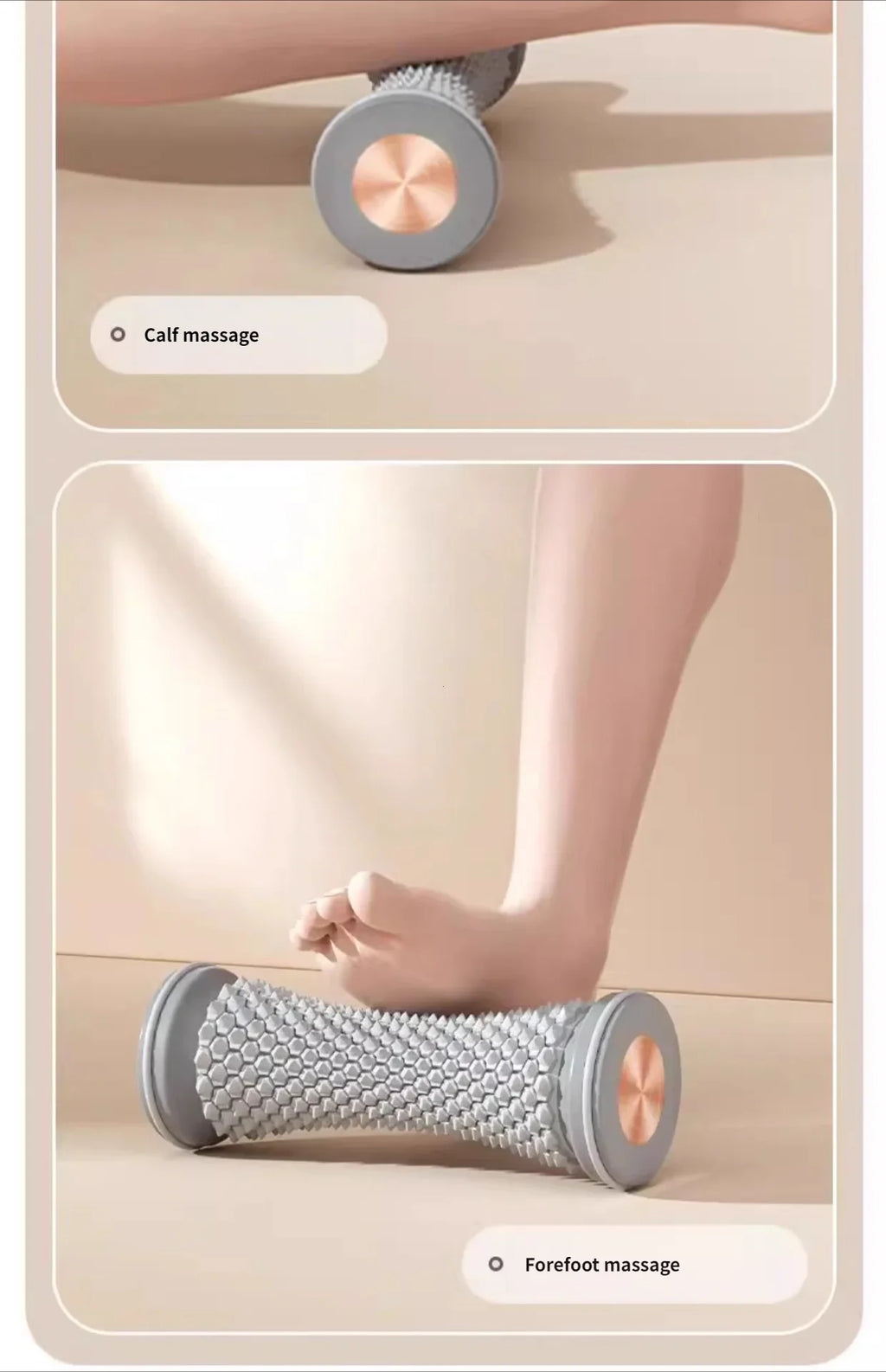 Fußroller Massager – Yoga & Plantarfaszie Trainer | Massagebrett zur Muskelentspannung & Durchblutungsförderung