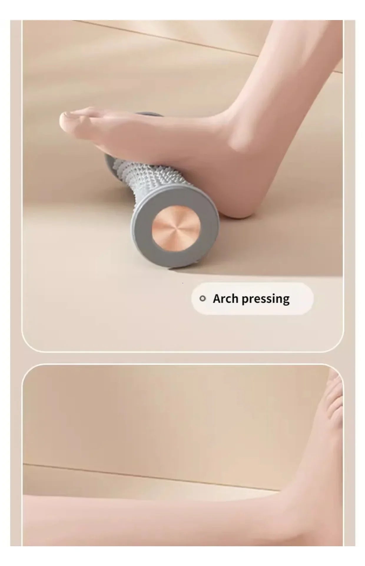 Fußroller Massager – Yoga & Plantarfaszie Trainer | Massagebrett zur Muskelentspannung & Durchblutungsförderung